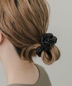 SMELLY / スメリー ヘアゴム・シュシュ | フェイクレザーローズシュシュ