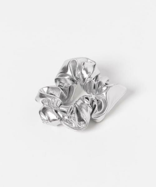 SMELLY / スメリー ヘアゴム・シュシュ | フェイクレザーローズシュシュ | 詳細9