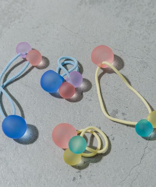 SMELLY / スメリー ヘアゴム・シュシュ | パステルカラー2セットヘアゴム | 詳細1