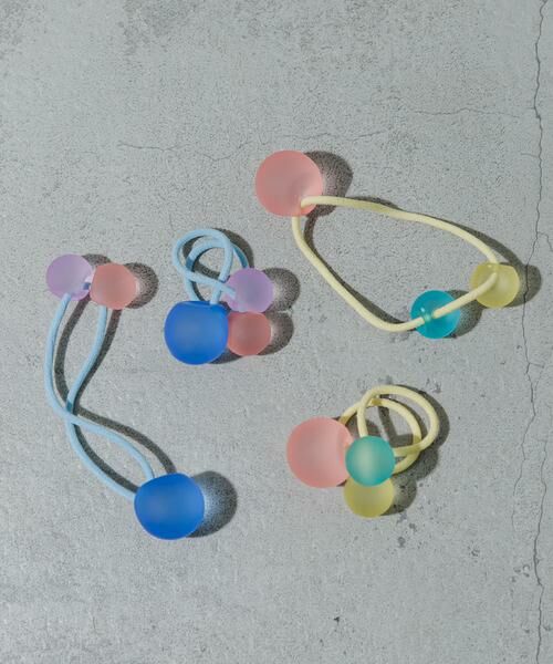 SMELLY / スメリー ヘアゴム・シュシュ | パステルカラー2セットヘアゴム | 詳細2