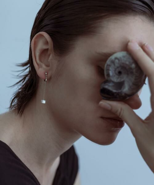 SMELLY / スメリー ピアス・イヤリング | SMELLY so　cube chain earring | 詳細5