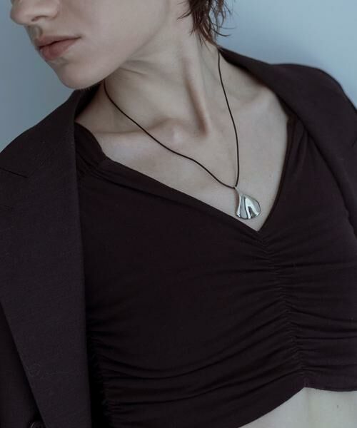 SMELLY / スメリー ネックレス・ペンダント・チョーカー | SMELLY so’　frill piece cord necklace | 詳細2