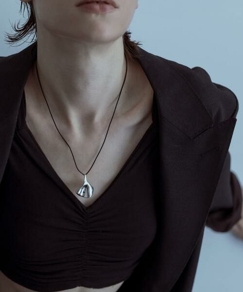 SMELLY / スメリー ネックレス・ペンダント・チョーカー | SMELLY so’　frill piece cord necklace | 詳細3