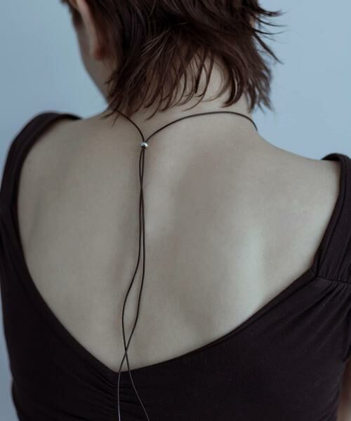 SMELLY / スメリー ネックレス・ペンダント・チョーカー | SMELLY so’　frill piece cord necklace | 詳細6