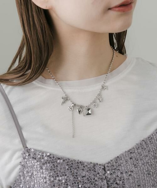 SMELLY / スメリー ネックレス・ペンダント・チョーカー | メタルチェーンモチーフネックレス | 詳細5