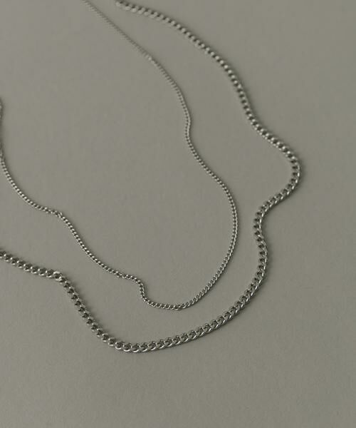 SMELLY / スメリー ネックレス・ペンダント・チョーカー | ステンレスダブルチェーンネックレス | 詳細1