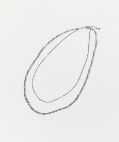 SMELLY / スメリー ネックレス・ペンダント・チョーカー | ステンレスダブルチェーンネックレス | 詳細3