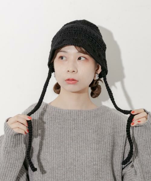 SMELLY / スメリー ハット | クロシェニットハット | 詳細1