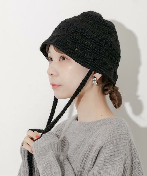 SMELLY / スメリー ハット | クロシェニットハット | 詳細2