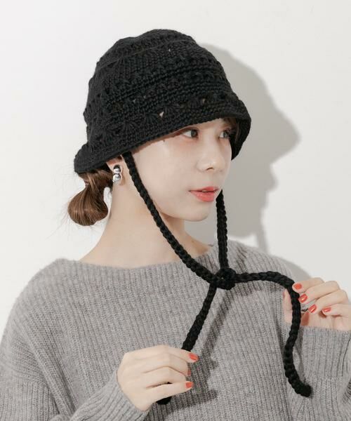 SMELLY / スメリー ハット | クロシェニットハット | 詳細4