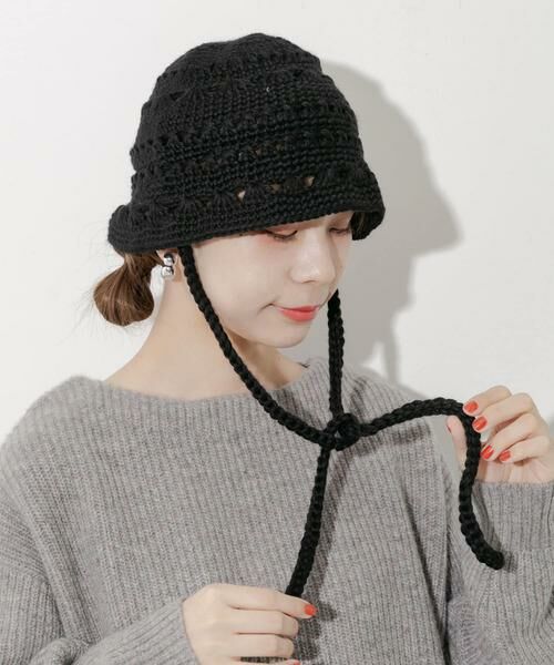 SMELLY / スメリー ハット | クロシェニットハット | 詳細5