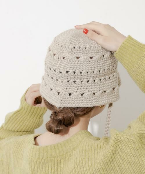 SMELLY / スメリー ハット | クロシェニットハット | 詳細11