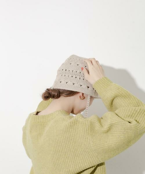 SMELLY / スメリー ハット | クロシェニットハット | 詳細12