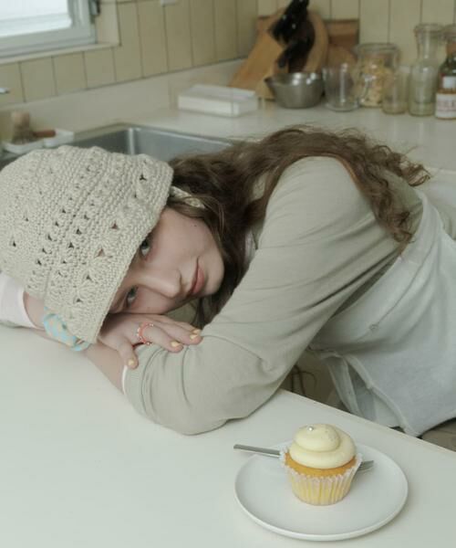 SMELLY / スメリー ハット | クロシェニットハット | 詳細13