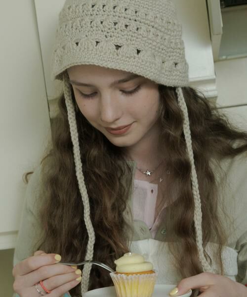 SMELLY / スメリー ハット | クロシェニットハット | 詳細14