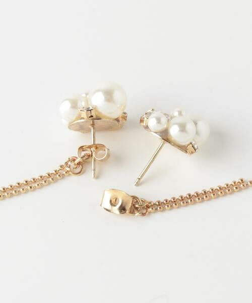 SMELLY / スメリー ピアス・イヤリング | パールビジューチェーンピアス | 詳細6