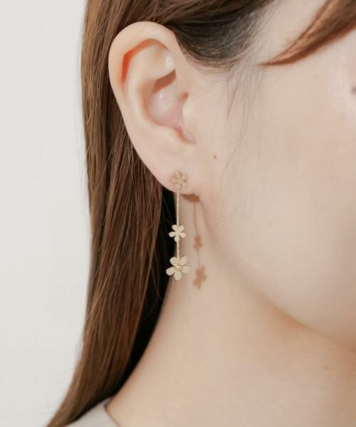 SMELLY / スメリー ピアス・イヤリング | ミニフラワースウィングピアス | 詳細3