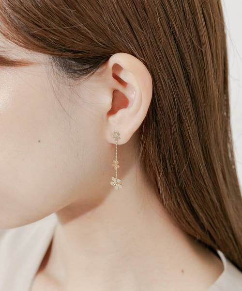 SMELLY / スメリー ピアス・イヤリング | ミニフラワースウィングピアス | 詳細6