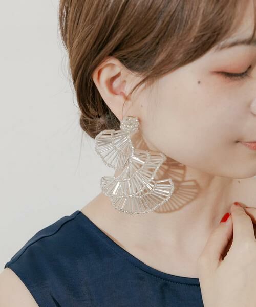 SMELLY / スメリー ピアス・イヤリング | スパイラルビーズデザインピアス | 詳細1