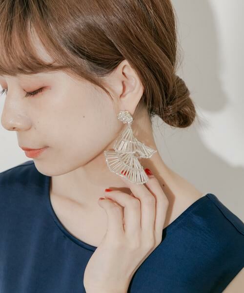 SMELLY / スメリー ピアス・イヤリング | スパイラルビーズデザインピアス | 詳細3