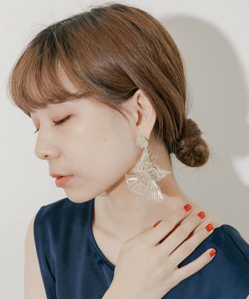 SMELLY / スメリー ピアス・イヤリング | スパイラルビーズデザインピアス | 詳細4