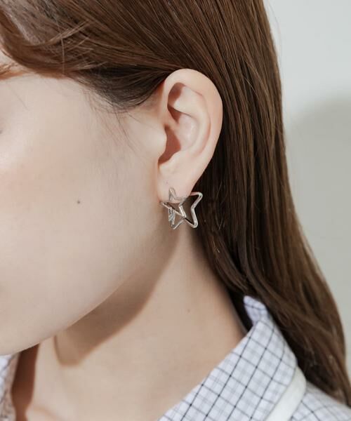 SMELLY / スメリー ピアス・イヤリング | ダブルスターピアス | 詳細2