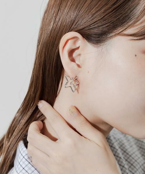 SMELLY / スメリー ピアス・イヤリング | ダブルスターピアス | 詳細4