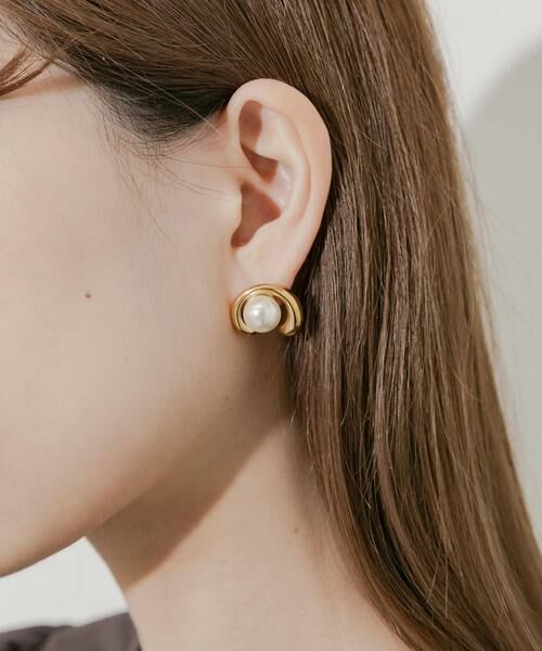 SMELLY / スメリー ピアス・イヤリング | ステンレスオープンラウンドパールピアス | 詳細4