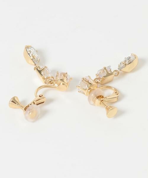 SMELLY / スメリー ピアス・イヤリング | トリプルビジューイヤリング | 詳細7