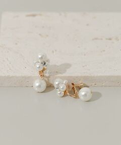 SMELLY / スメリー ピアス・イヤリング | パールビジュードロップイヤリング