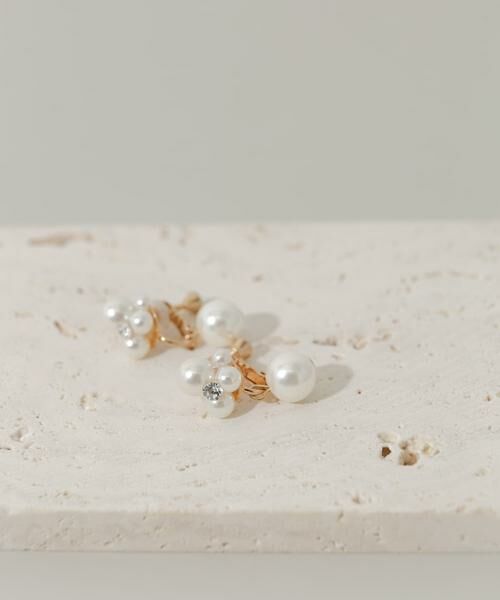SMELLY / スメリー ピアス・イヤリング | パールビジュードロップイヤリング | 詳細1