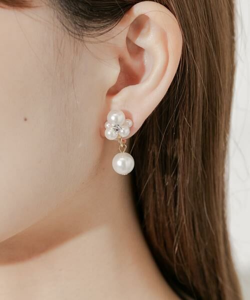 SMELLY / スメリー ピアス・イヤリング | パールビジュードロップイヤリング | 詳細2