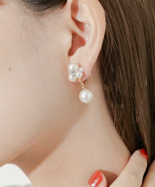 SMELLY / スメリー ピアス・イヤリング | パールビジュードロップイヤリング | 詳細3