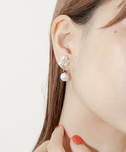 SMELLY / スメリー ピアス・イヤリング | パールビジュードロップイヤリング | 詳細4