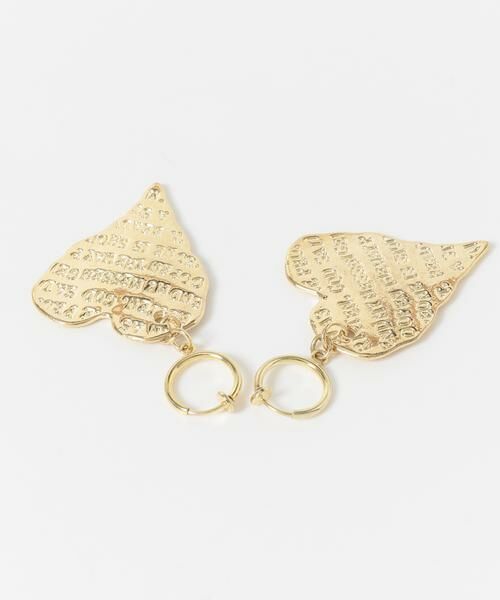 SMELLY / スメリー ピアス・イヤリング | メッセージハートプレートイヤリング | 詳細7