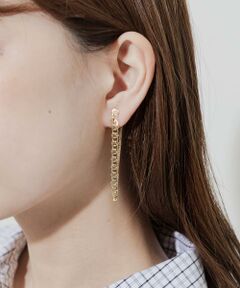 SMELLY / スメリー ピアス・イヤリング | コンビチェーンロングイヤリング