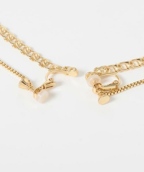 SMELLY / スメリー ピアス・イヤリング | コンビチェーンロングイヤリング | 詳細5