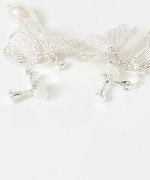 SMELLY / スメリー ピアス・イヤリング | メタルフラワードロップパールイヤリング | 詳細5