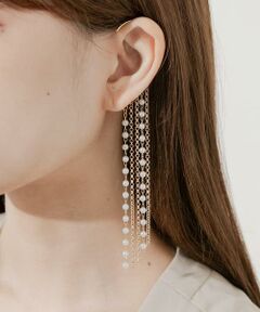 SMELLY / スメリー ピアス・イヤリング | ロングチェーンパールイヤーフック