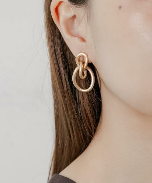SMELLY / スメリー ピアス・イヤリング | トリプルサークルデザインイヤリング | 詳細4