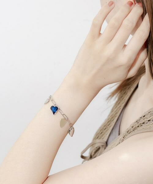 SMELLY / スメリー ブレスレット・バングル | メタルハートチャームブレスレット | 詳細4