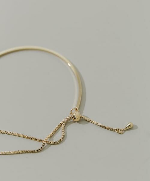 SMELLY / スメリー ブレスレット・バングル | カーブバーチェーンスライドブレスレット | 詳細1