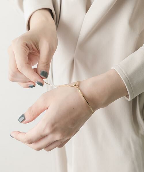 SMELLY / スメリー ブレスレット・バングル | カーブバーチェーンスライドブレスレット | 詳細3