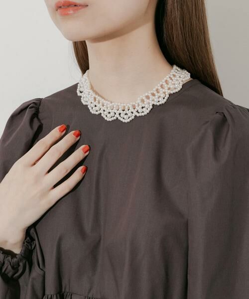SMELLY / スメリー ネックレス・ペンダント・チョーカー | パールカラーチョーカーネックレス | 詳細3