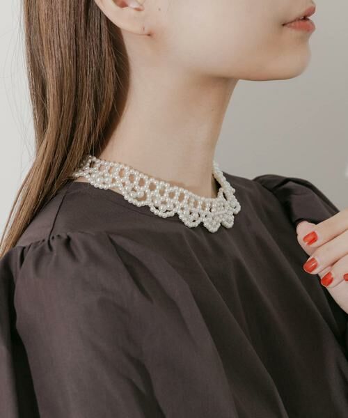 SMELLY / スメリー ネックレス・ペンダント・チョーカー | パールカラーチョーカーネックレス | 詳細4