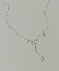 SMELLY / スメリー ネックレス・ペンダント・チョーカー | フラワーチャームコンビチェーンYネックレス