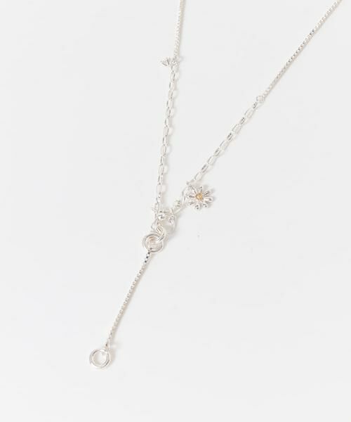 SMELLY / スメリー ネックレス・ペンダント・チョーカー | フラワーチャームコンビチェーンYネックレス | 詳細5