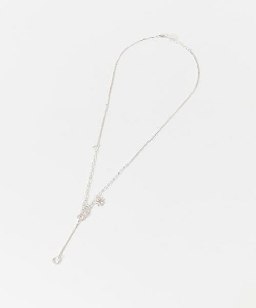 SMELLY / スメリー ネックレス・ペンダント・チョーカー | フラワーチャームコンビチェーンYネックレス | 詳細6