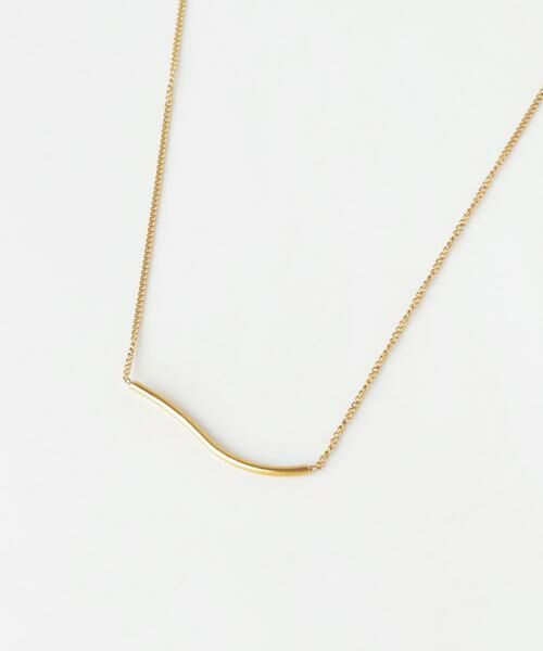 SMELLY / スメリー ネックレス・ペンダント・チョーカー | ステンレススリムカーブバーネックレス | 詳細3