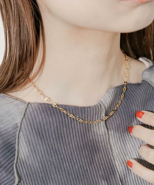 SMELLY / スメリー ネックレス・ペンダント・チョーカー | ステンレスペタルチェーンネックレス | 詳細1